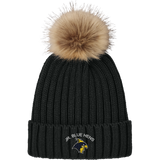 Delaware Jr. Blue Hens Faux Fur Pom Beanie