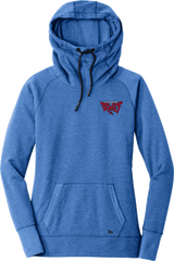 York Devils New Era Ladies Tri-Blend Fleece Pullover Hoodie