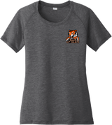 Princeton Tiger Lilies Ladies PosiCharge Tri-Blend Wicking Scoop Neck Raglan Tee