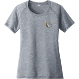 Chelsea Bulldogs Ladies PosiCharge Tri-Blend Wicking Scoop Neck Raglan Tee