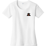 Biggby Bandits Ladies PosiCharge Tri-Blend Wicking Scoop Neck Raglan Tee