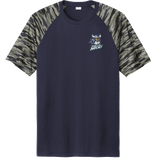 Hard Edge Hockey Drift Camo Colorblock Tee